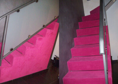 Rivestimento scala interna Moquettes